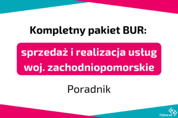 Poradnik BUR: sprzedaż i realizacja usług – zachodniopomorskie